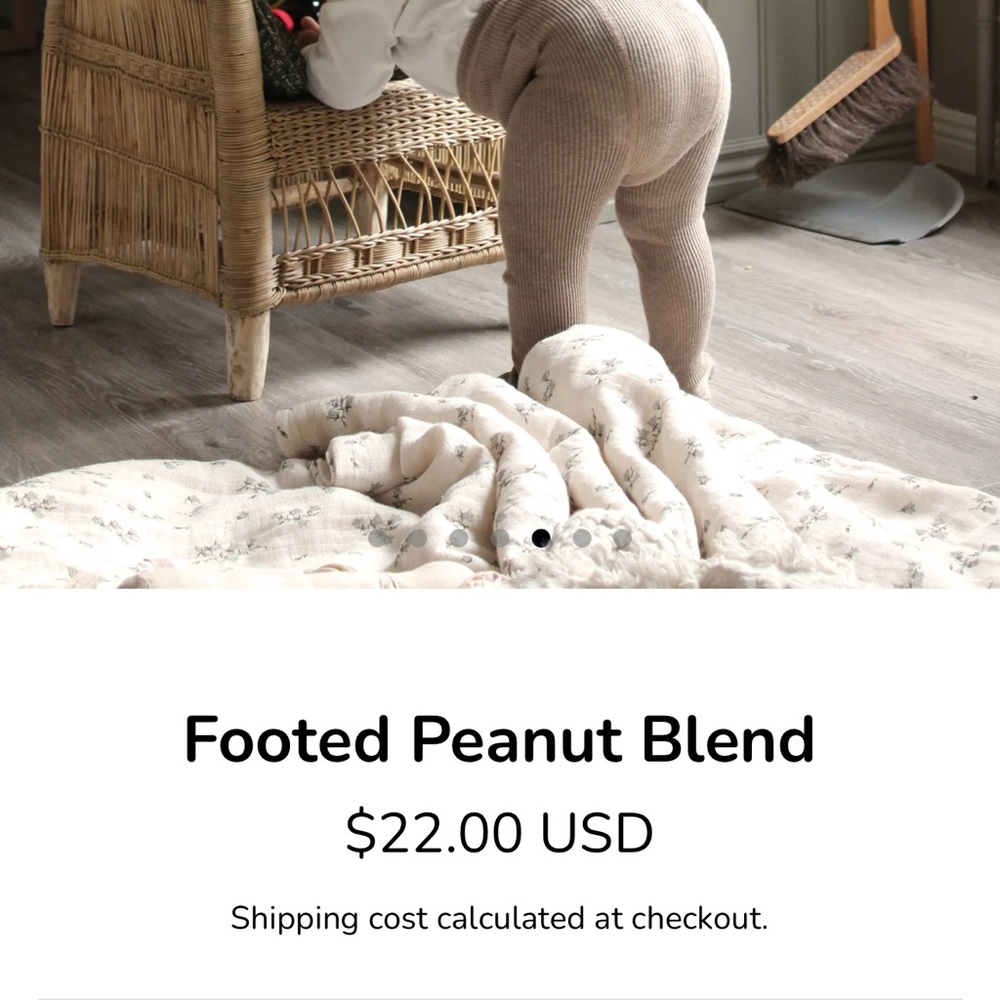 Silly Silas organic footed tights 2-3t - Picture 4 of 4